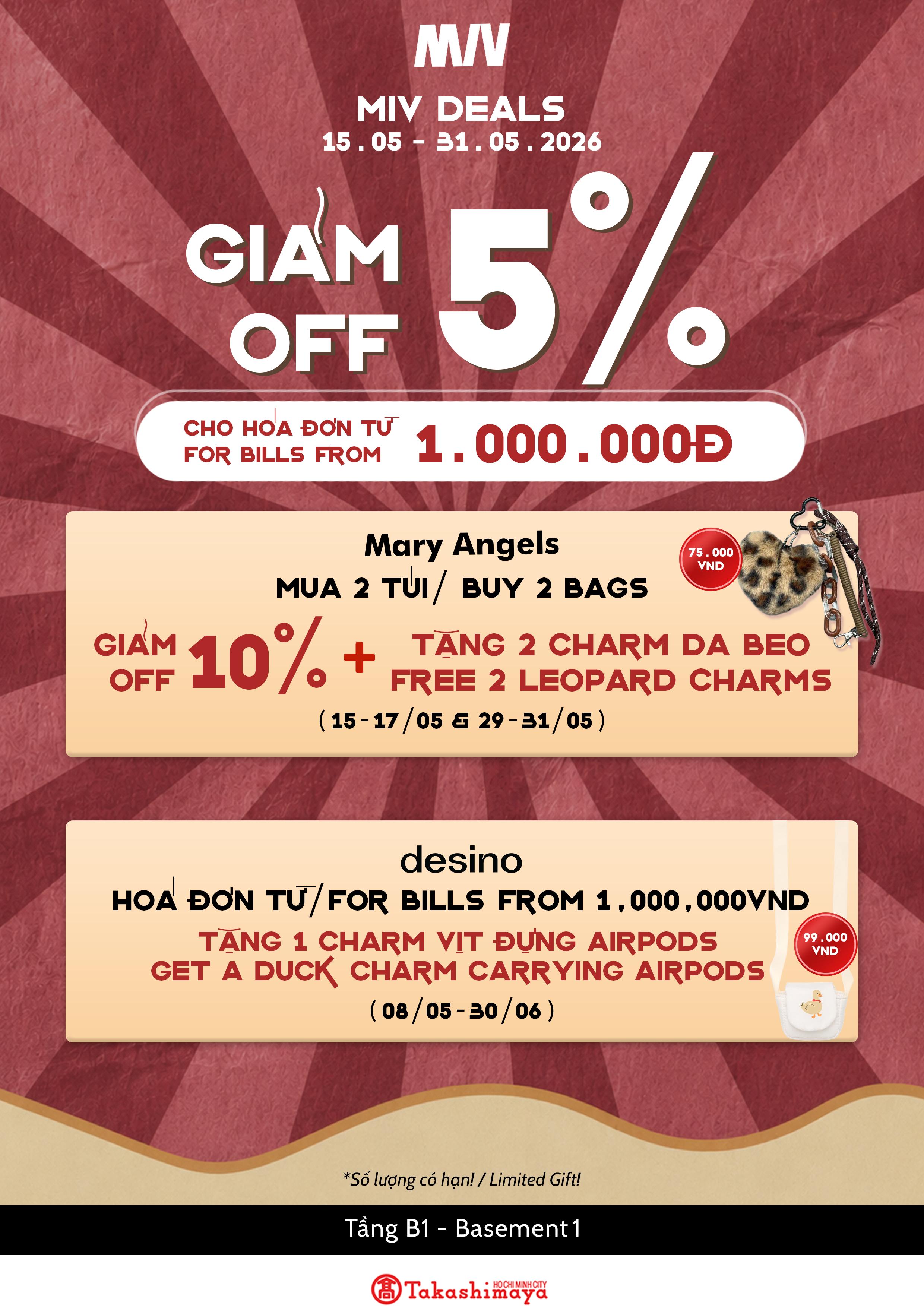 MIV deals promotional poster